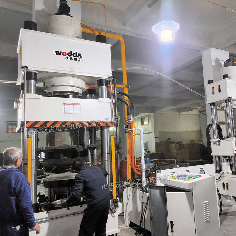 315噸四柱液壓機拉伸鋁鍋成型